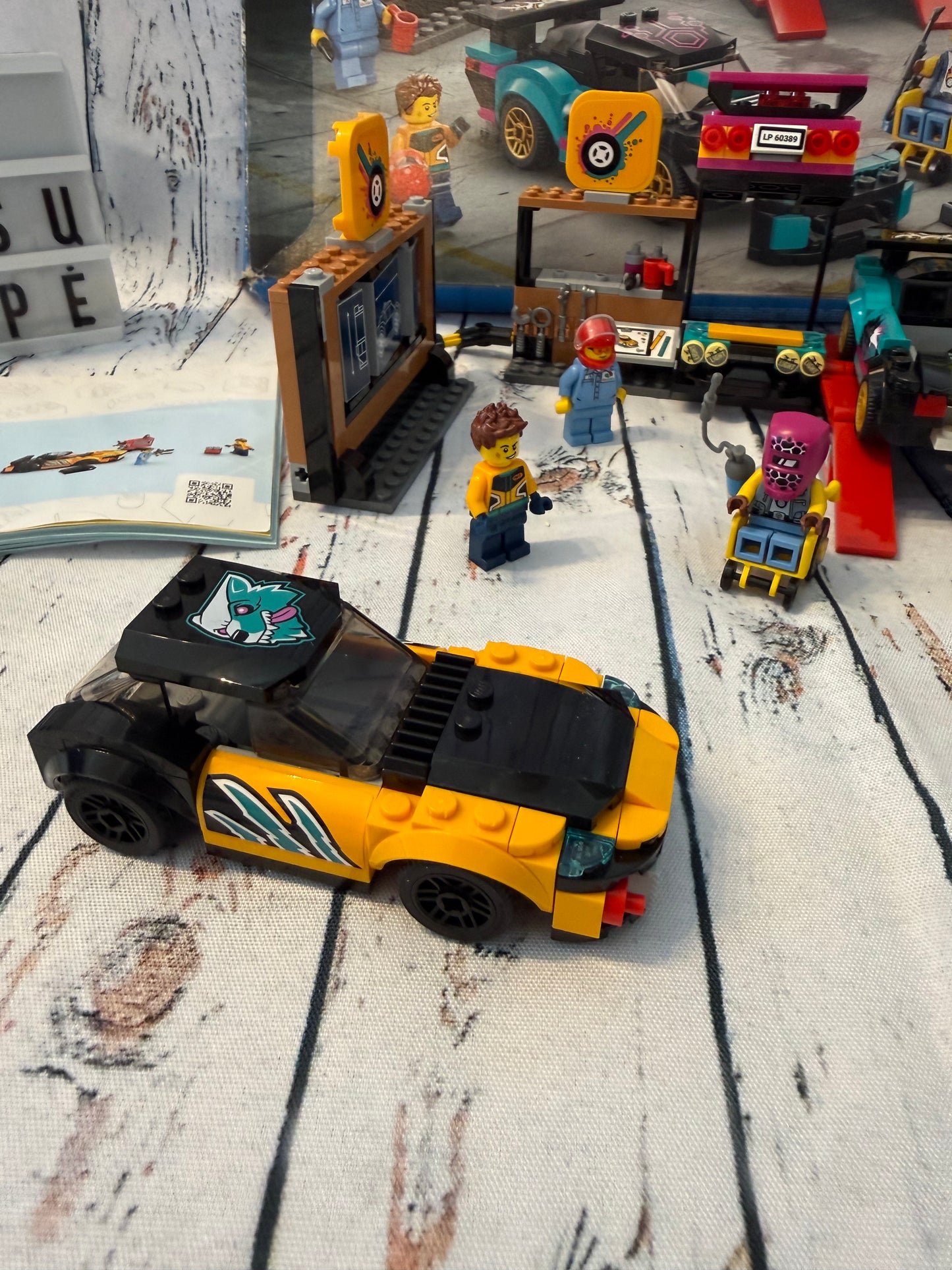 🔧🚗 LEGO® City 60389 „Custom Car Garage“ – nepilna komplektacija