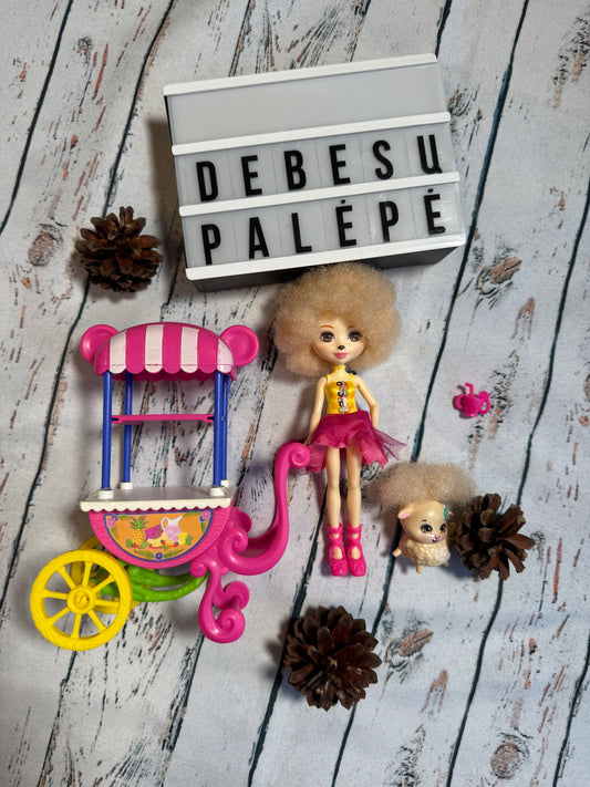 🍭 EnchanTimals Bree Bunny ir saldumynų vežimėlis 🍬