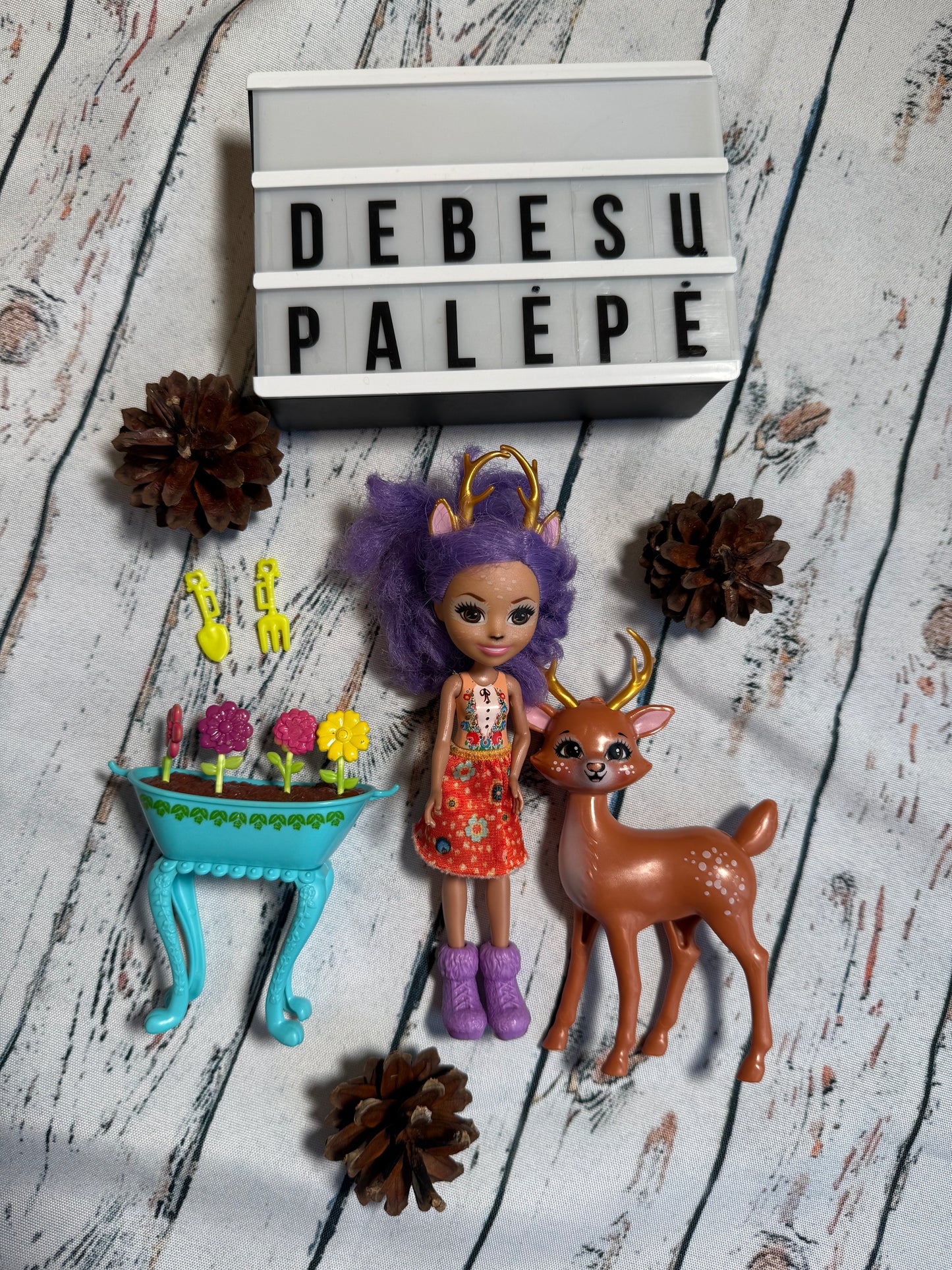 🦌 EnchanTimals Danessa Deer ir jos bičiulis elniukas 🪻