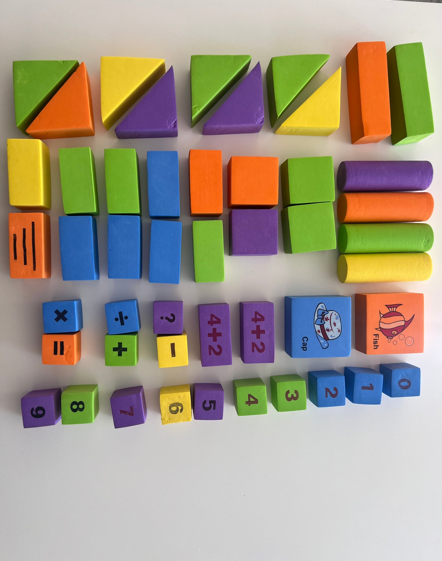 Minkštos kaladėlės