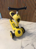 🛴 Vaikiškas paspirtukas su sėdyne – 2 viename