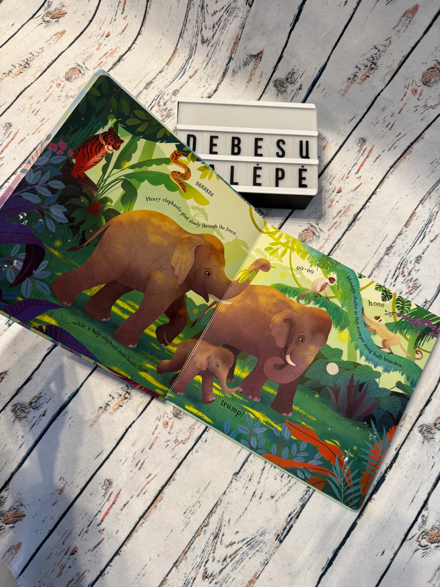 🐘🎶 Usborne „The Carnival of the Animals“ muzikinė knyga