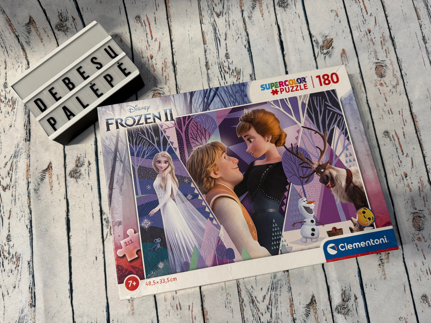 ❄️🧩 Clementoni „Frozen II“ dėlionė – 180 detalių