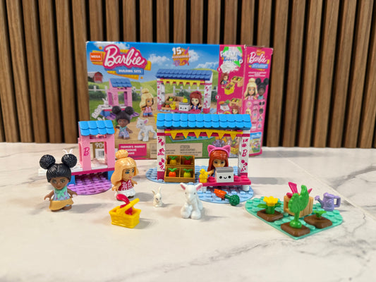 MEGA Barbie rinkinys „Ūkininkų turgelis“ 🌽🌸