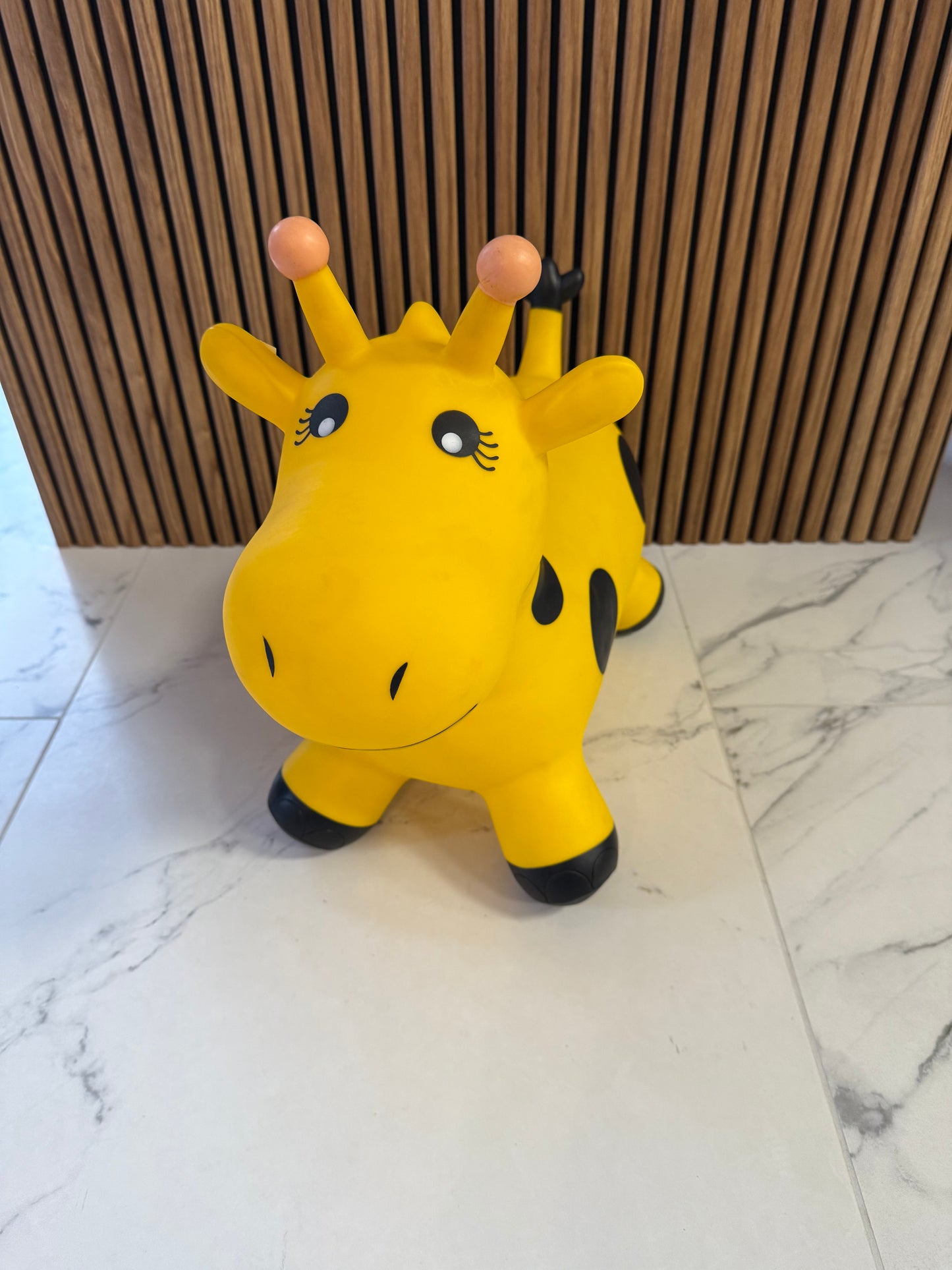 Šokinėjanti žirafa „Geltonoji draugė“ 🦒✨