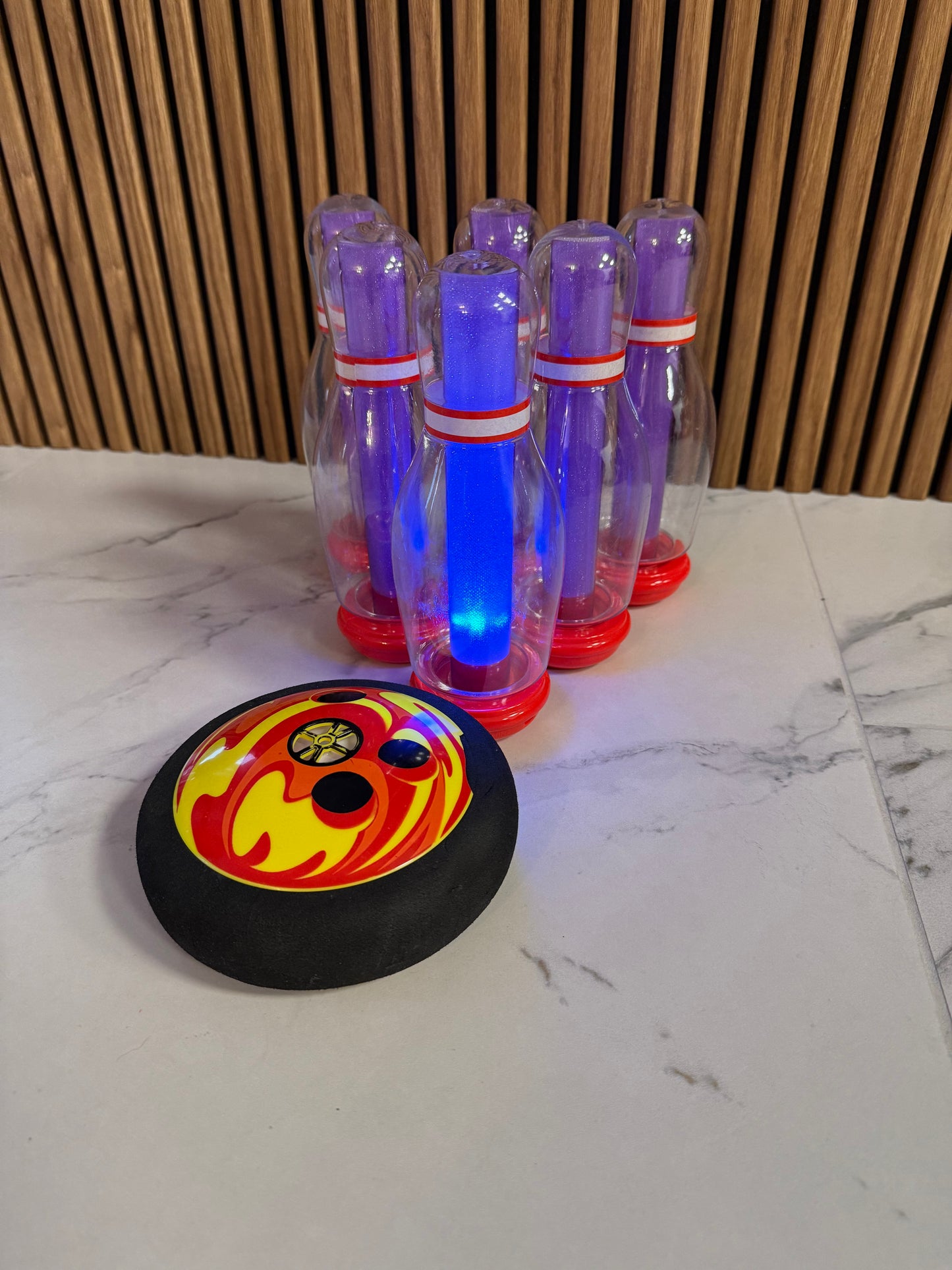 Šviečiantis boulingas „Nakties takelis“ 🎳✨