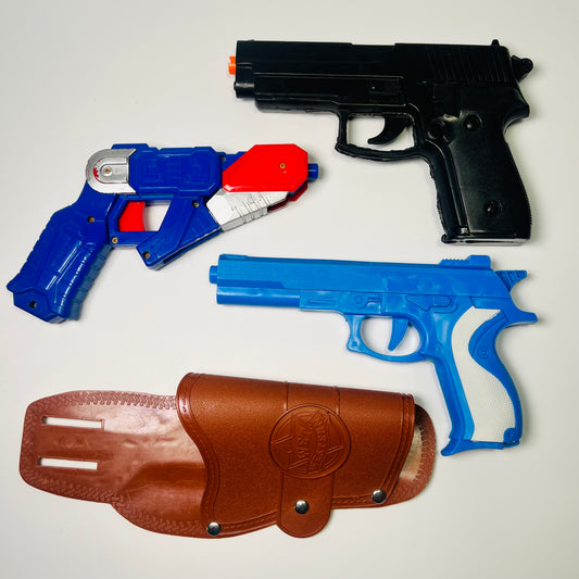 Žaislinių šautuvų komplektas