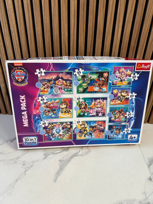 Paw Patrol „Mega Pack“ 10-in-1 dėlionių rinkinys
