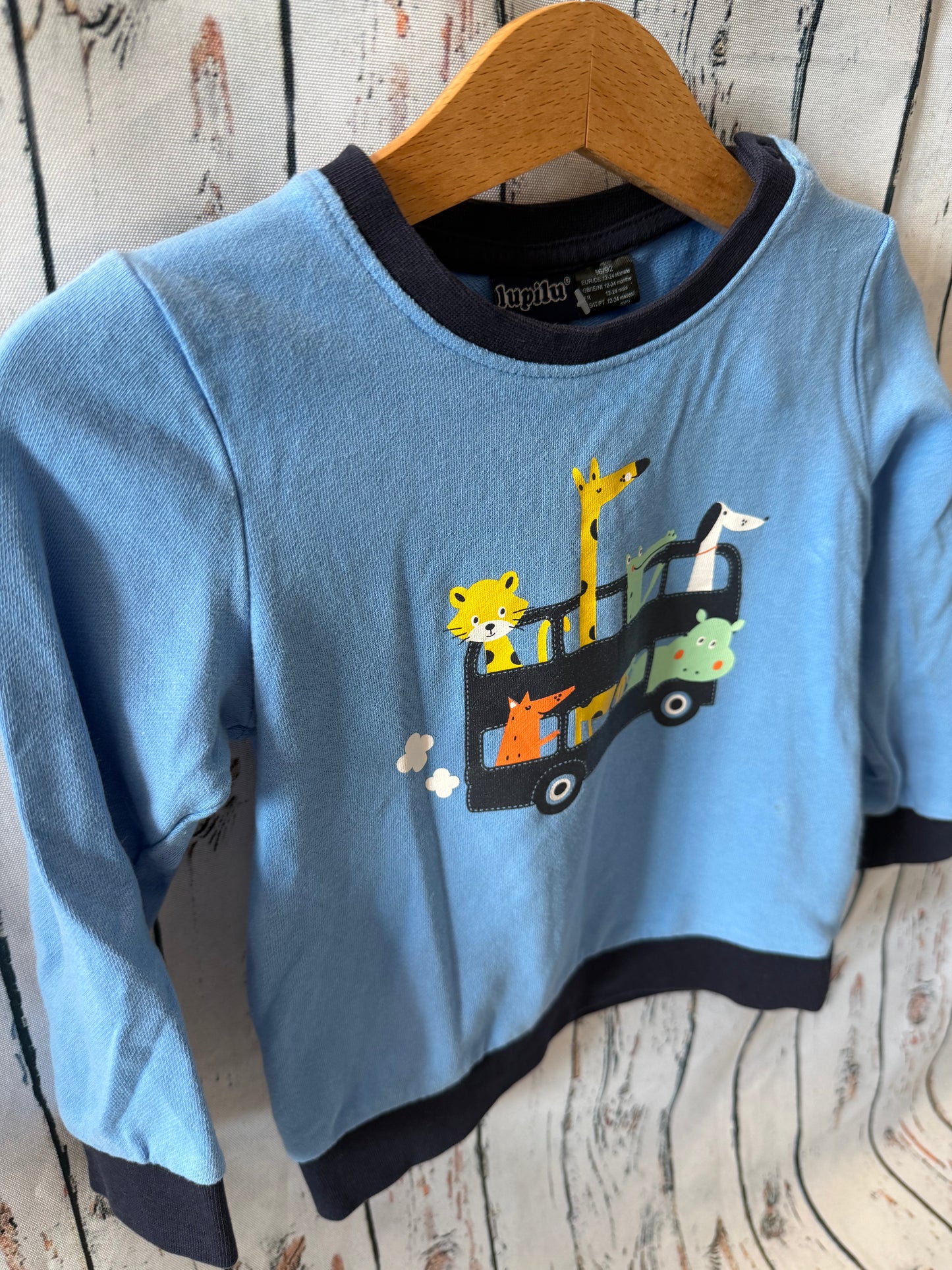 👕 Marškinėliai ilgomis rankovėmis Lupilu