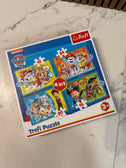Paw Patrol 4-in-1 mažųjų gelbėtojų dėlionės rinkinys