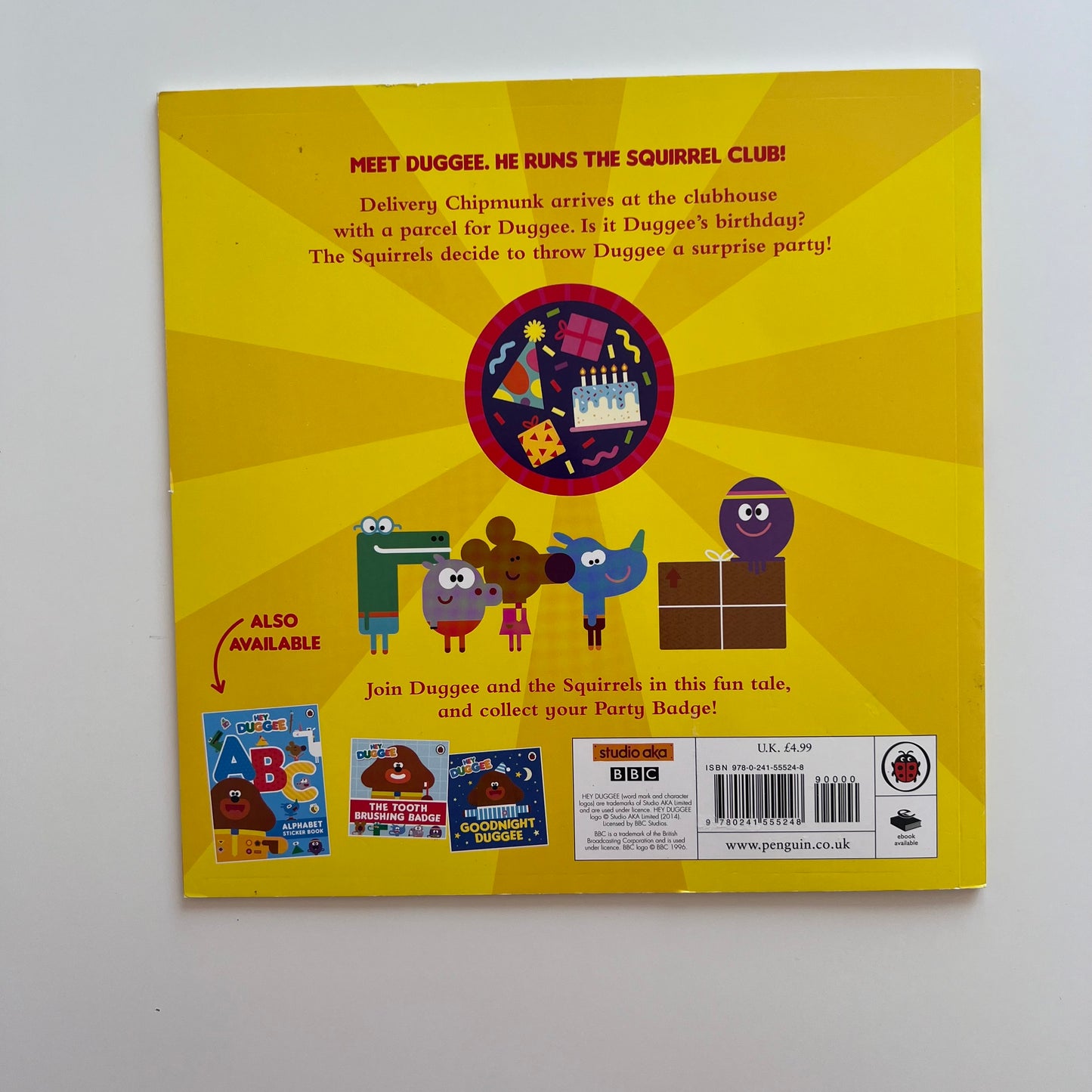 Knyga Duggee's party!