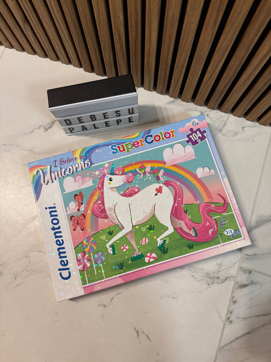 🦄Vienaragio svajonių dėlionė, 104 detalių