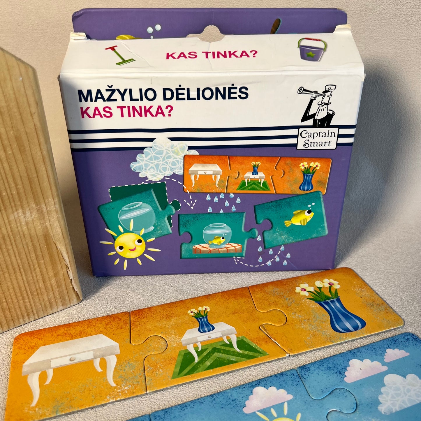 Mažylio dėlionės Kas tinka?, Captain Smart