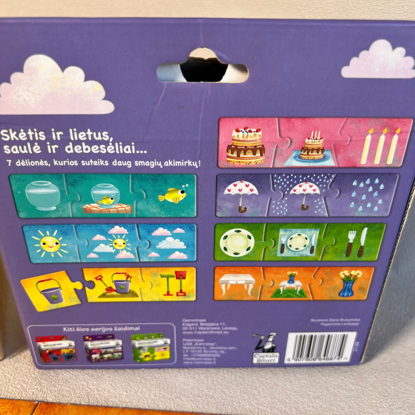 Mažylio dėlionės Kas tinka?, Captain Smart