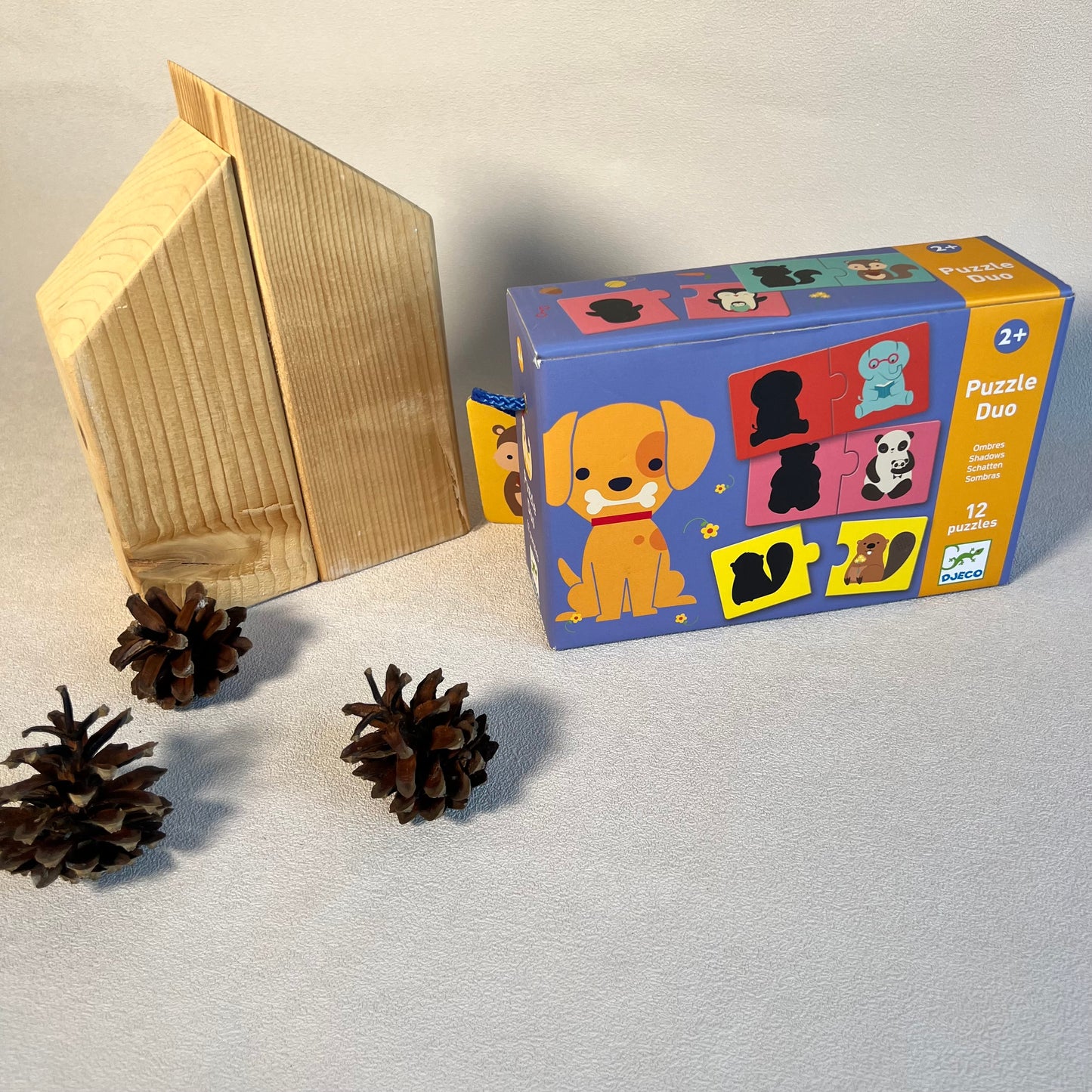 Dėlionė Gyvūnėlių šešėliai, Djeco