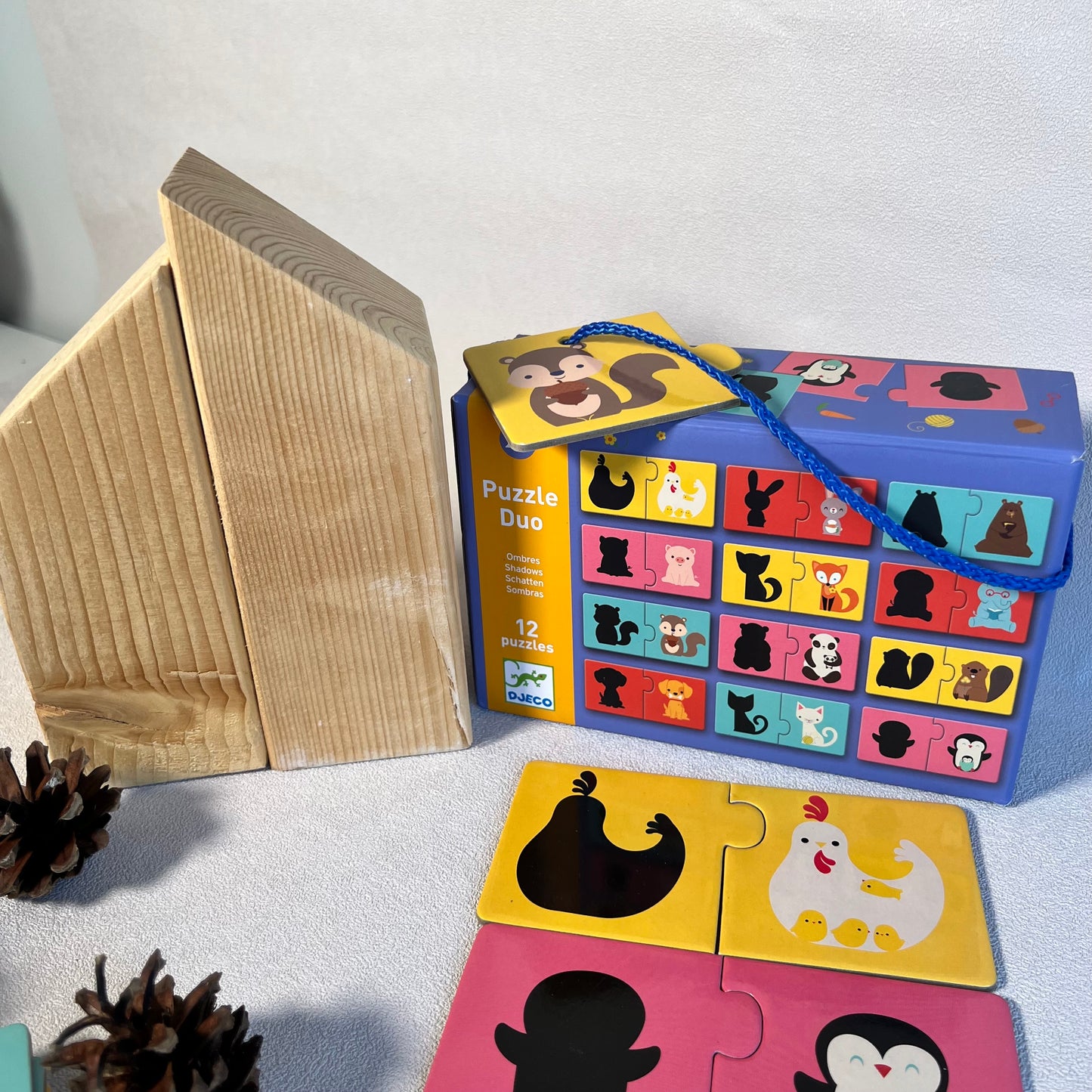 Dėlionė Gyvūnėlių šešėliai, Djeco