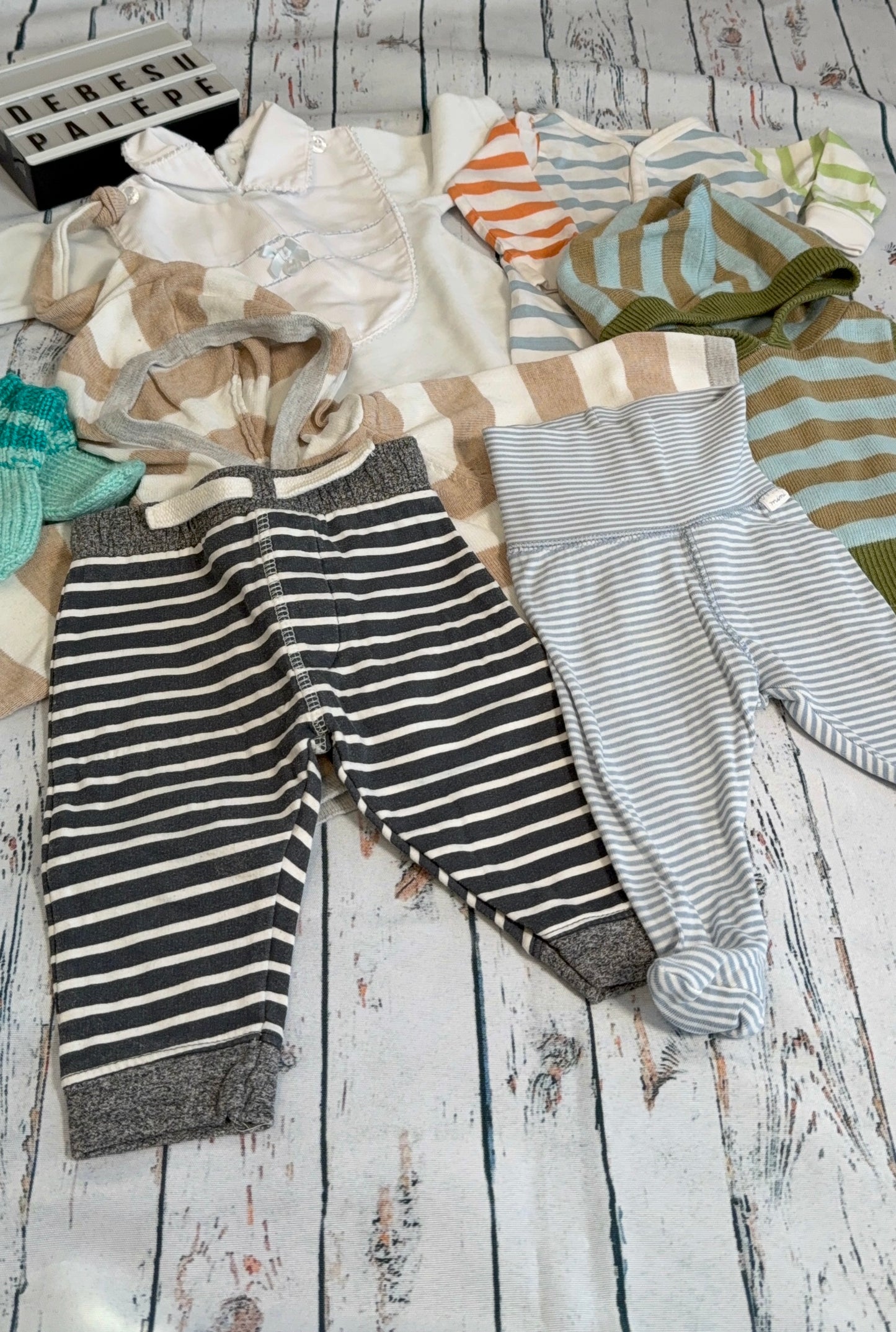 Švelnus mažylio drabužėlių rinkinys☁️(50-56 dydis)