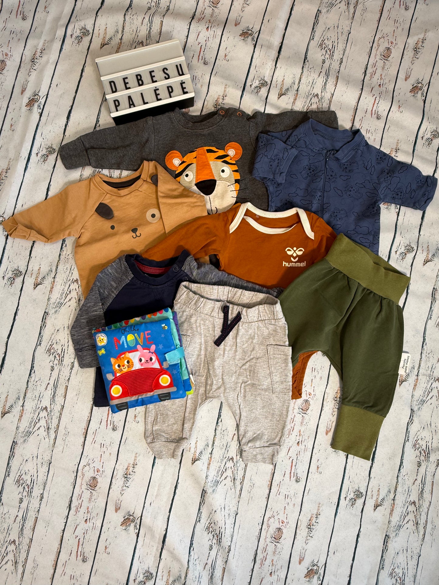 Švelnus mažylio drabužėlių rinkinys☁️(50-56 dydis)