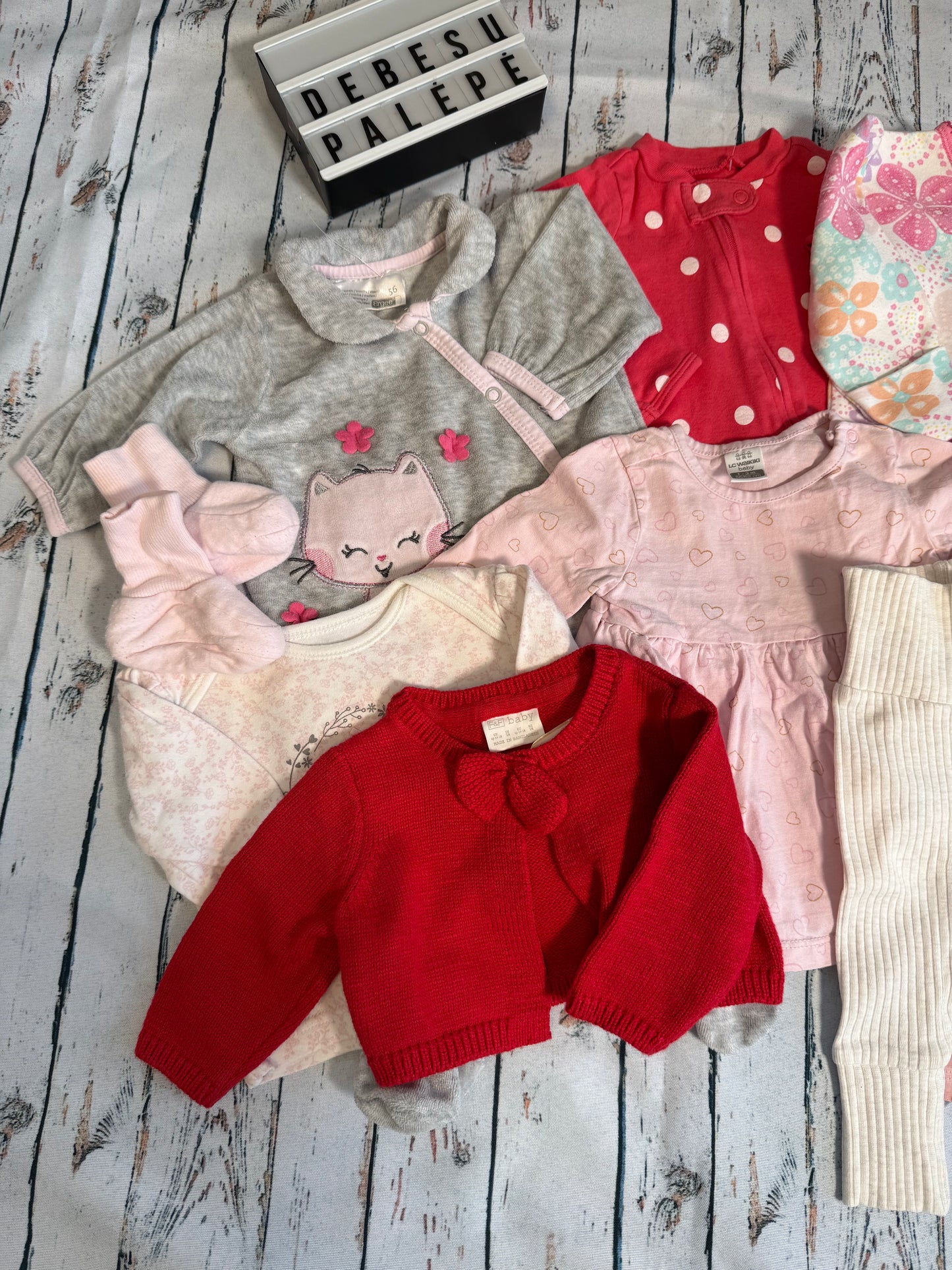 Švelnus mažylio drabužėlių rinkinys☁️(50-56 dydis)