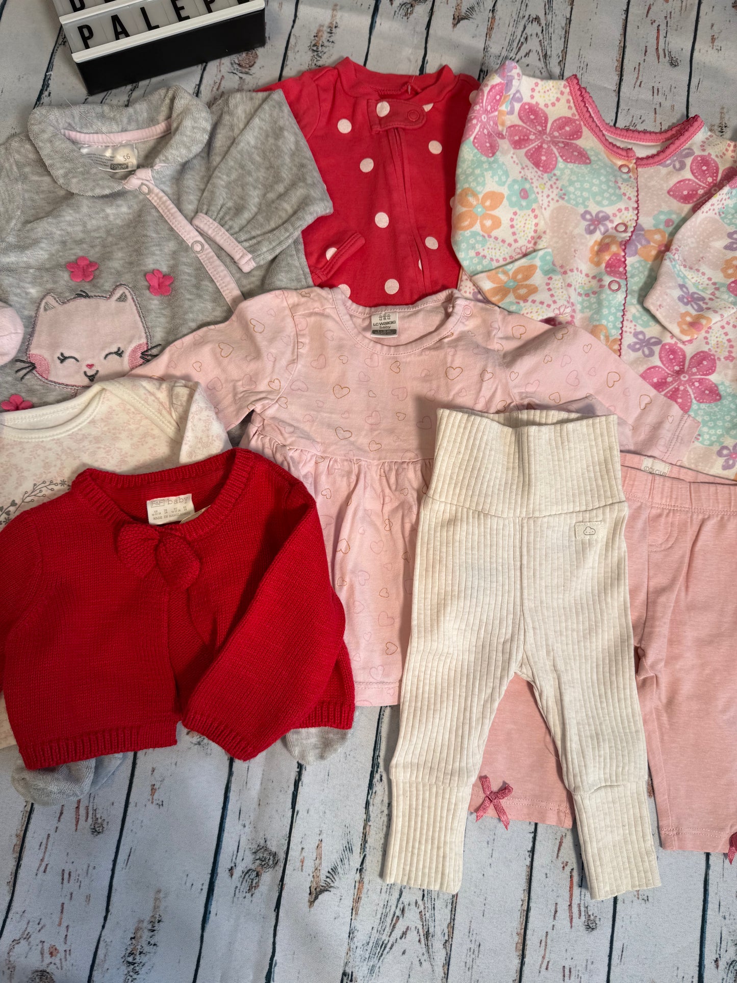 Švelnus mažylio drabužėlių rinkinys☁️(50-56 dydis)