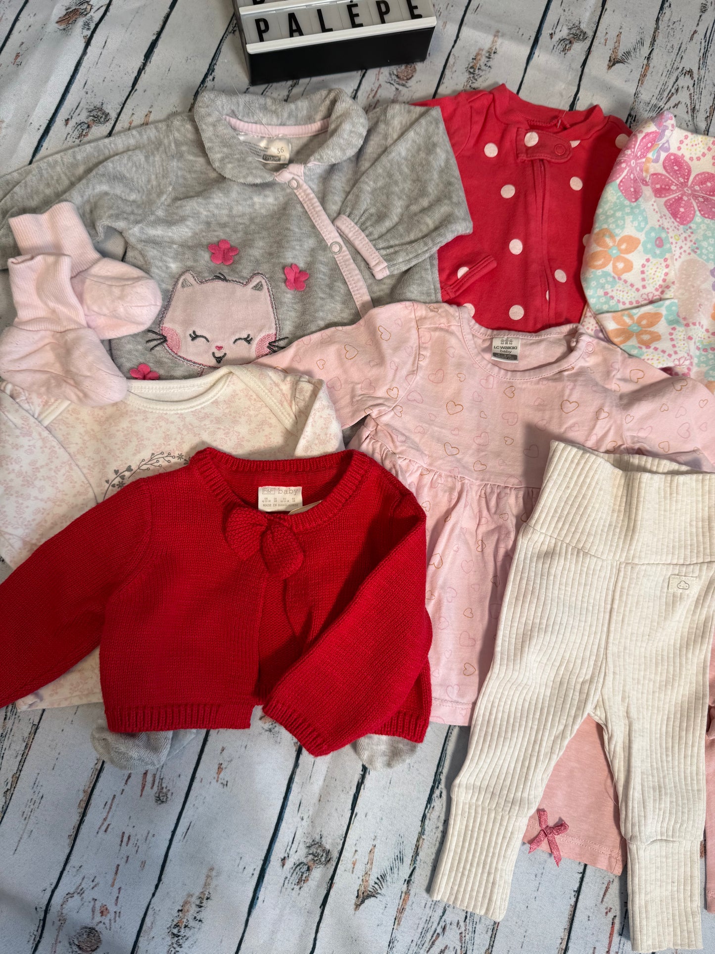 Švelnus mažylio drabužėlių rinkinys☁️(50-56 dydis)