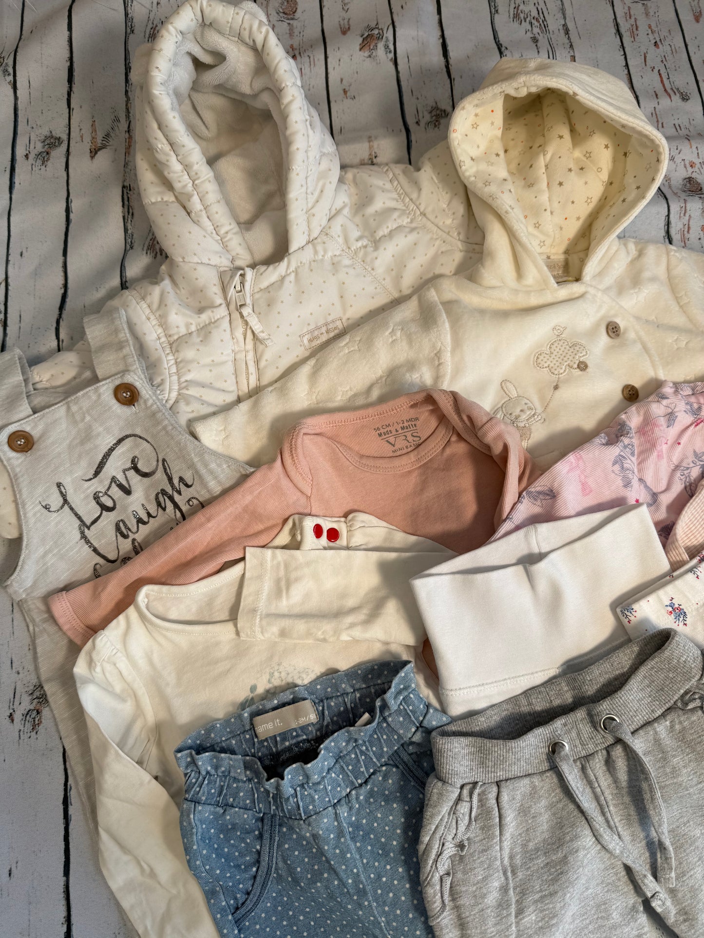 Švelnus mažylio drabužėlių rinkinys☁️(50-56 dydis)