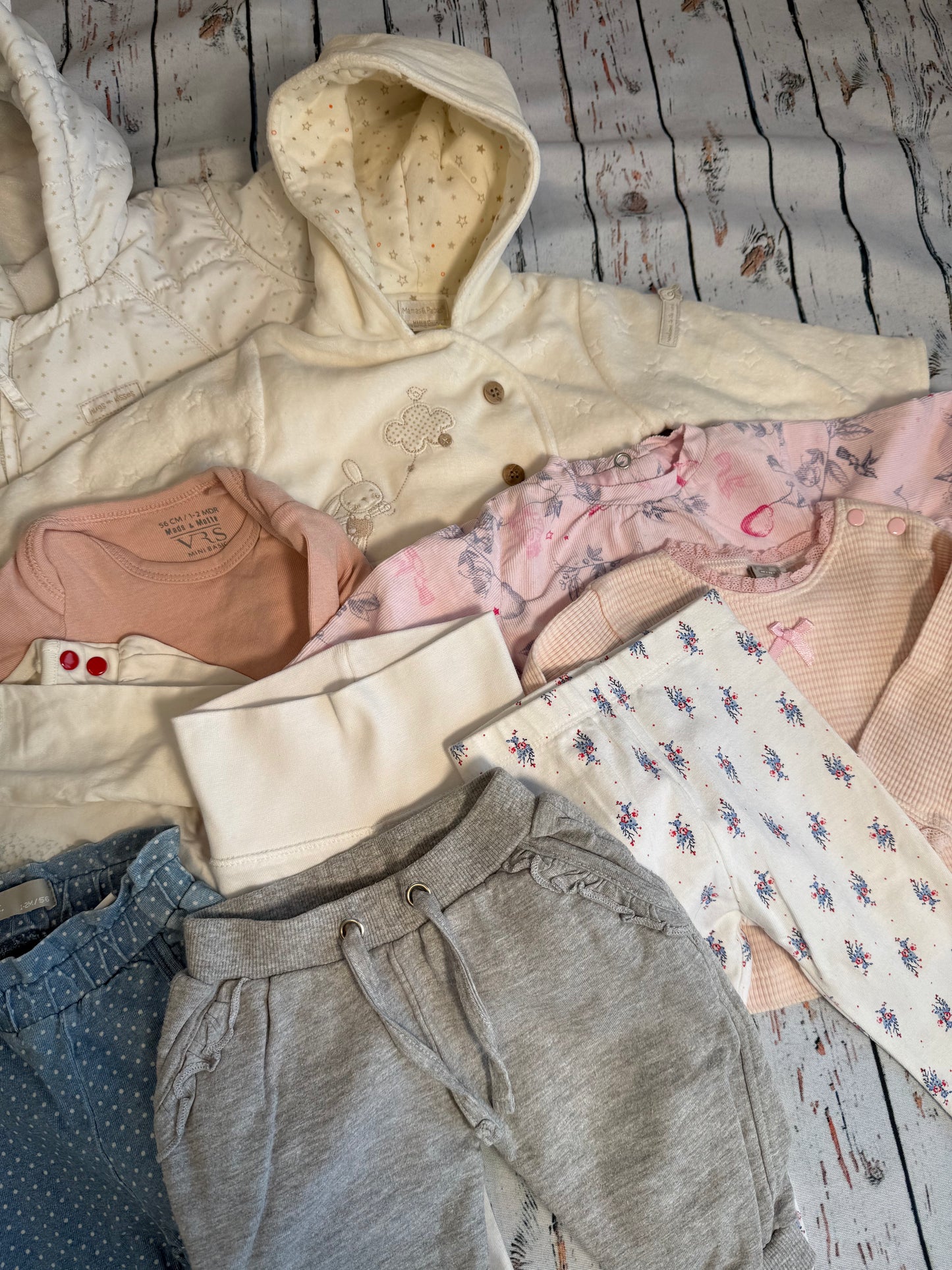 Švelnus mažylio drabužėlių rinkinys☁️(50-56 dydis)