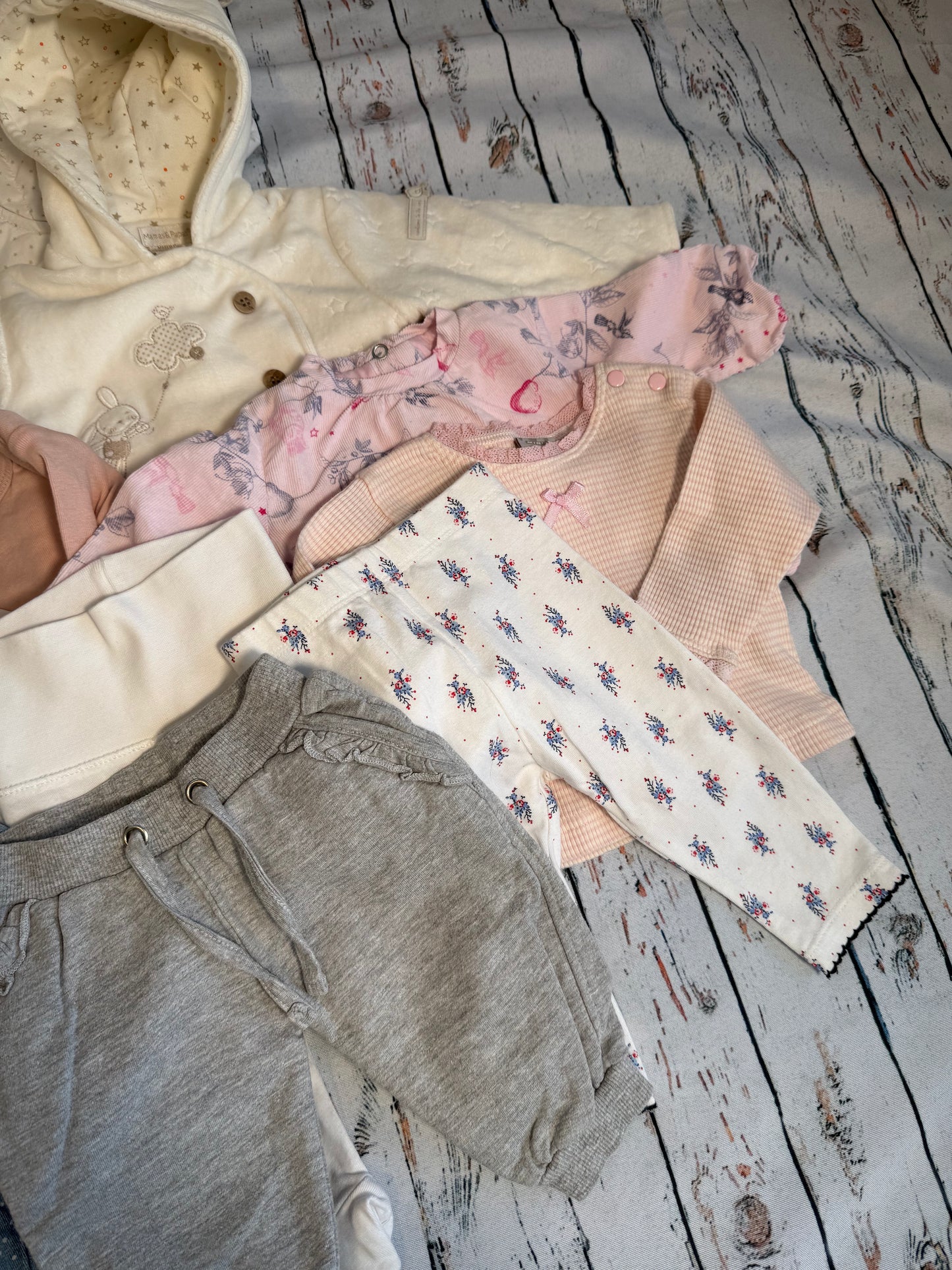 Švelnus mažylio drabužėlių rinkinys☁️(50-56 dydis)