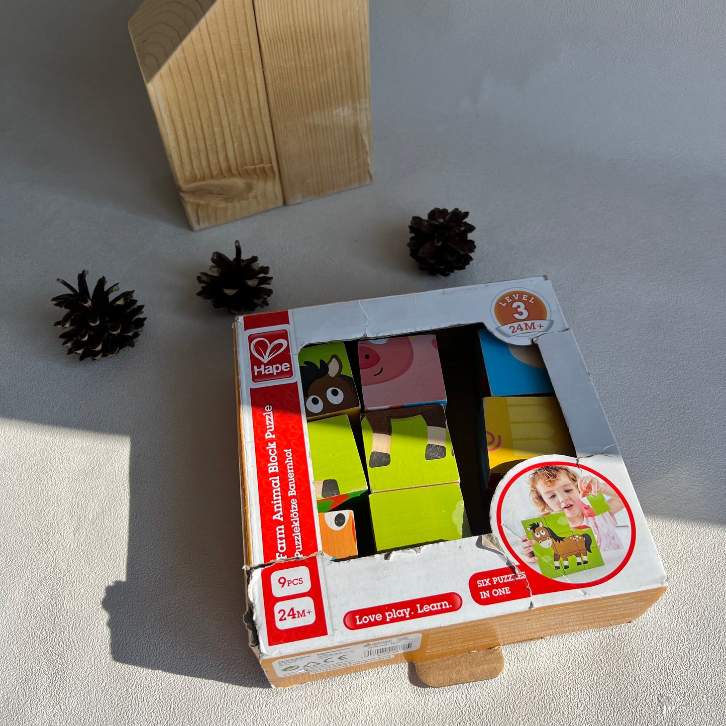 Kaladėlės Gyvūnėliai, Hape