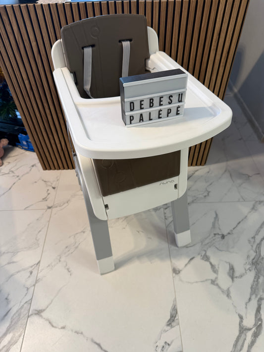 Nuna maitinimo kėdutė – auganti kartu su mažyliu 👶