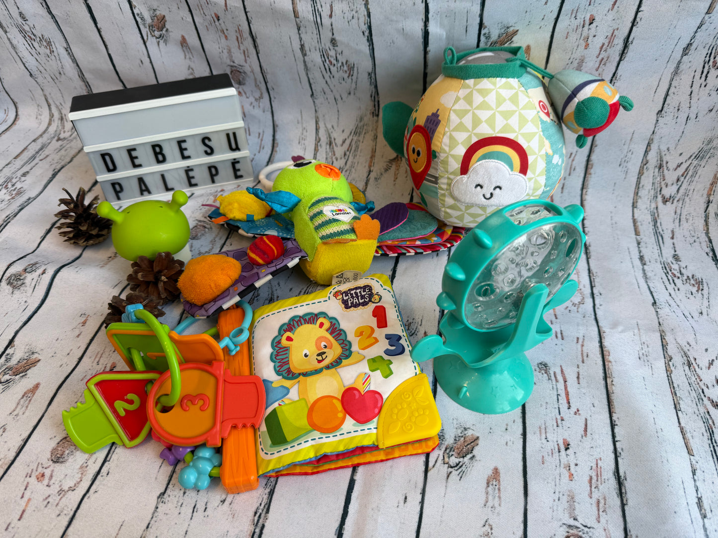 🌈Spalvotas pojūčių lavinimo rinkinys