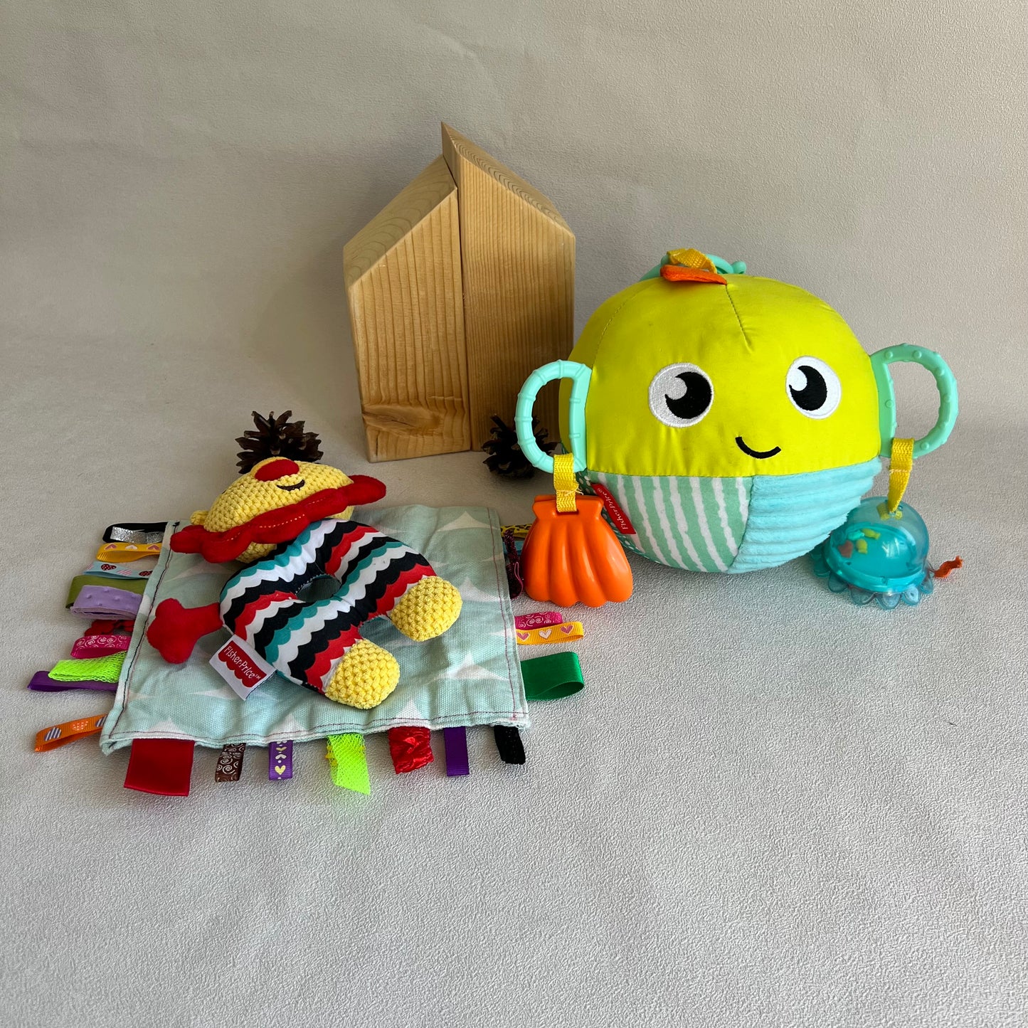 Lavinamų žaisliukų rinkinys "Švelnus pasaulio pažinimas"