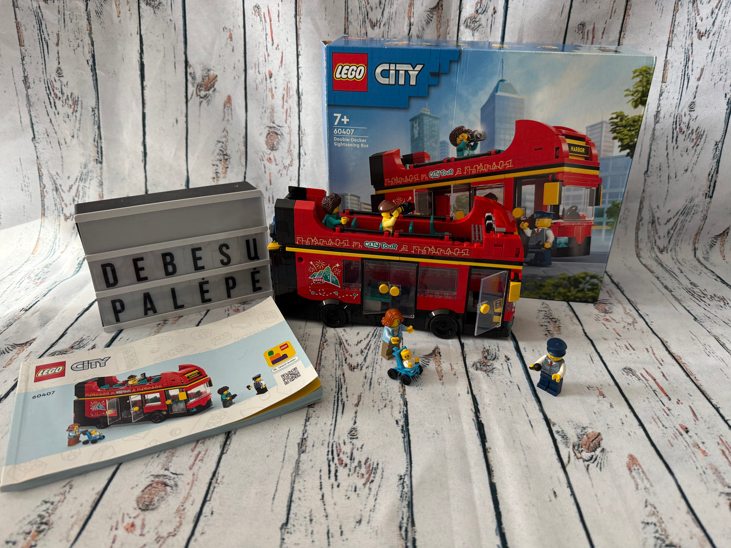 🚌🏙️ LEGO® City 60407 „Double-Decker Sightseeing Bus“