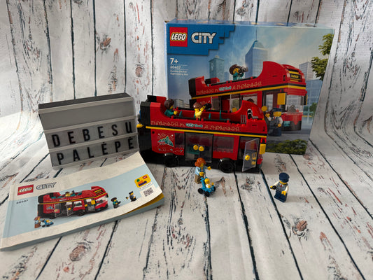 🚌🏙️ LEGO® City 60407 „Double-Decker Sightseeing Bus“
