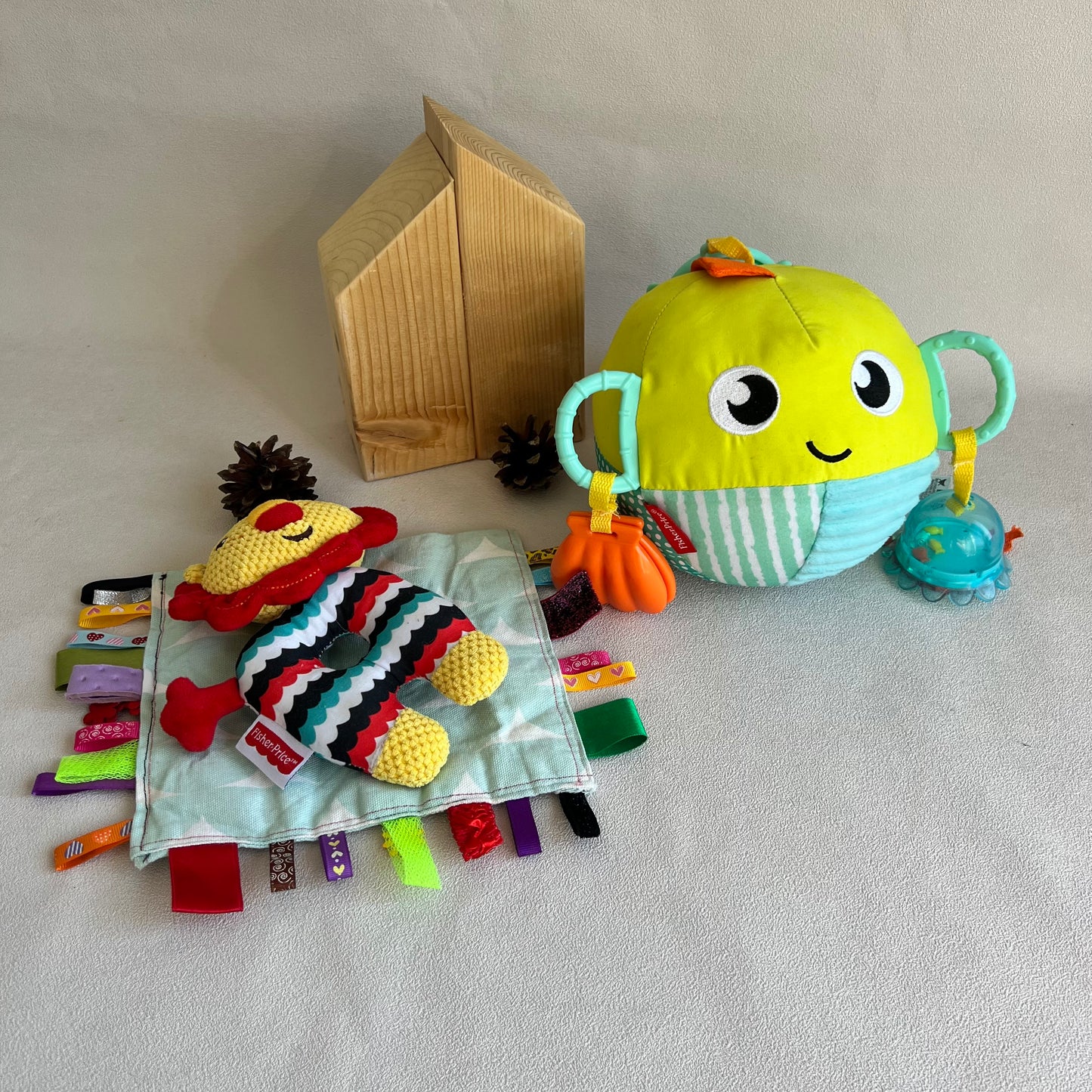 Lavinamų žaisliukų rinkinys "Švelnus pasaulio pažinimas"