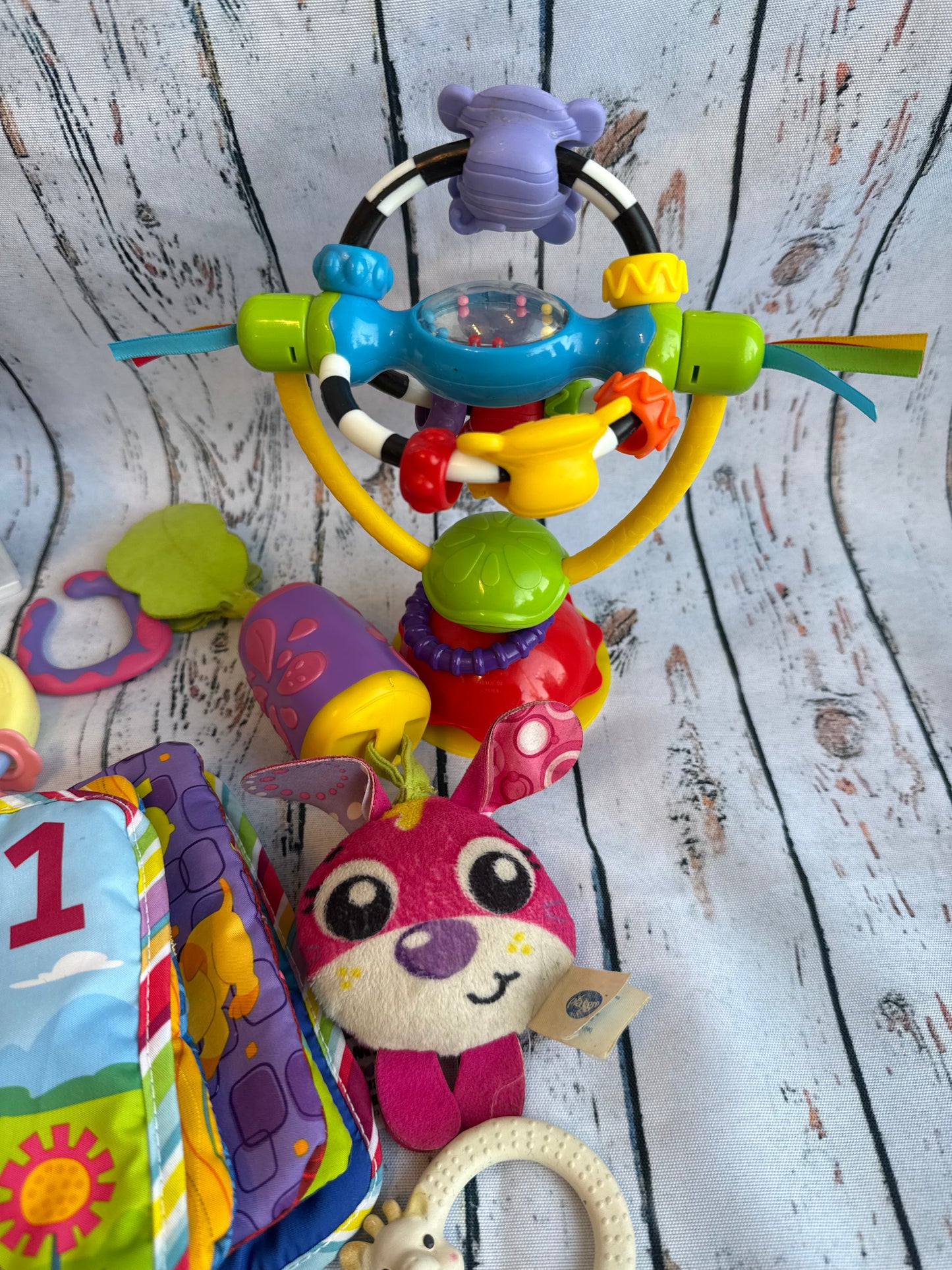 🧸 Sensorinių žaislų rinkinys mažyliui „Tyrinėk ir atrask“