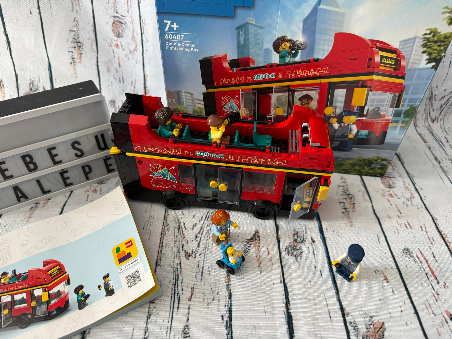 🚌🏙️ LEGO® City 60407 „Double-Decker Sightseeing Bus“