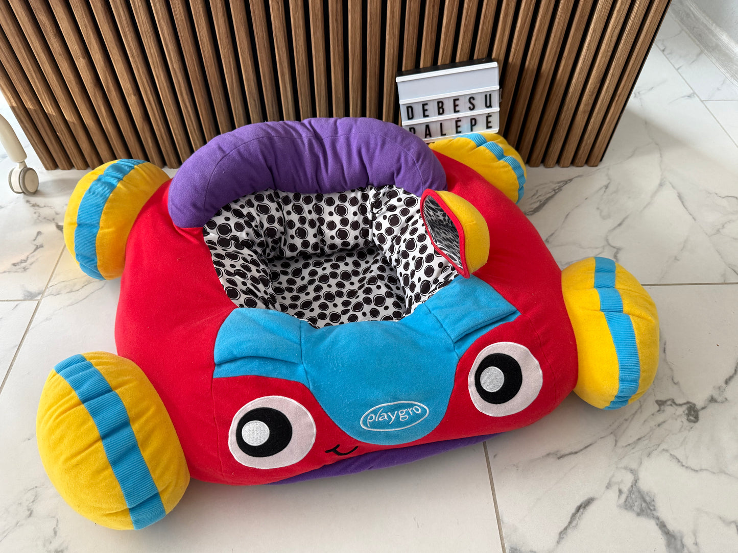 🚗🧸 Playgro atraminis foteliukas kūdikiui