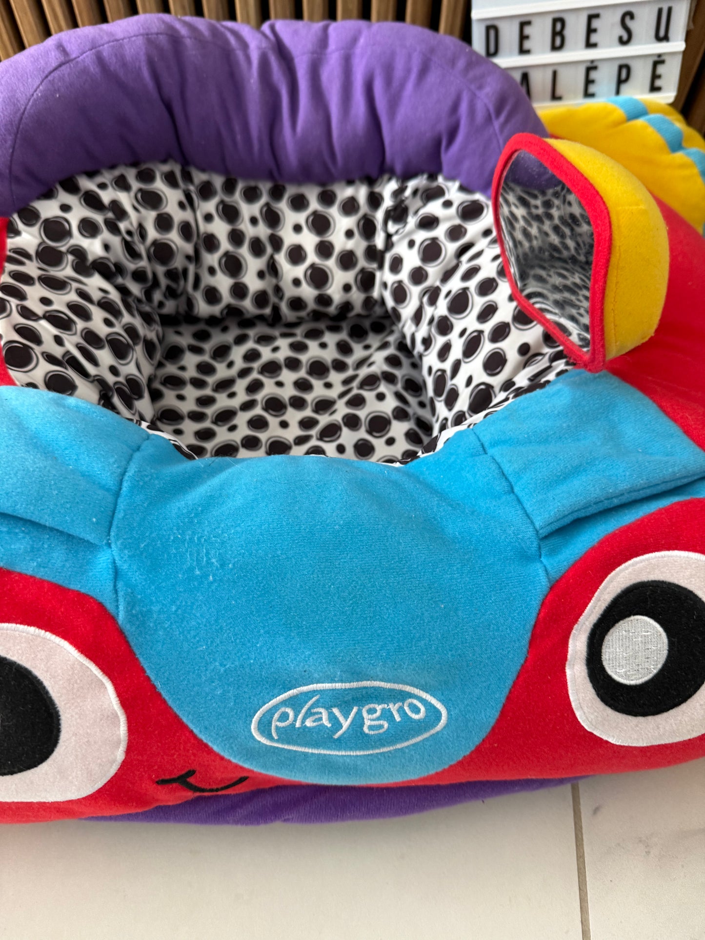 🚗🧸 Playgro atraminis foteliukas kūdikiui