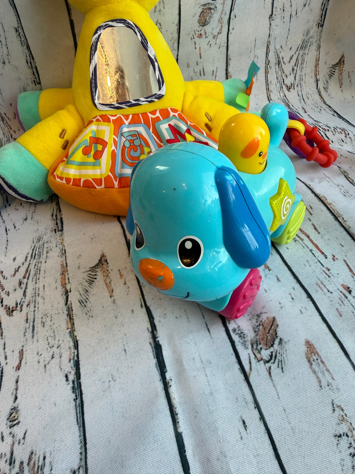 🦒🎶 Lavinamasis žaislų rinkinys „Draugiška žirafa“