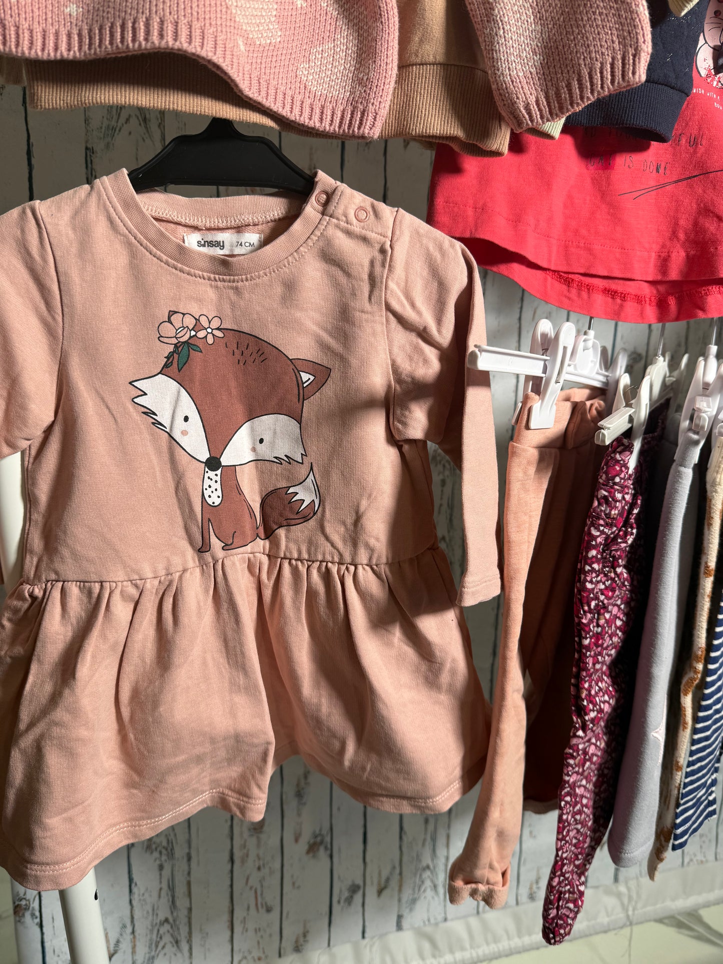 Švelnus mažylio drabužėlių rinkinys☁️(74-80 dydis)