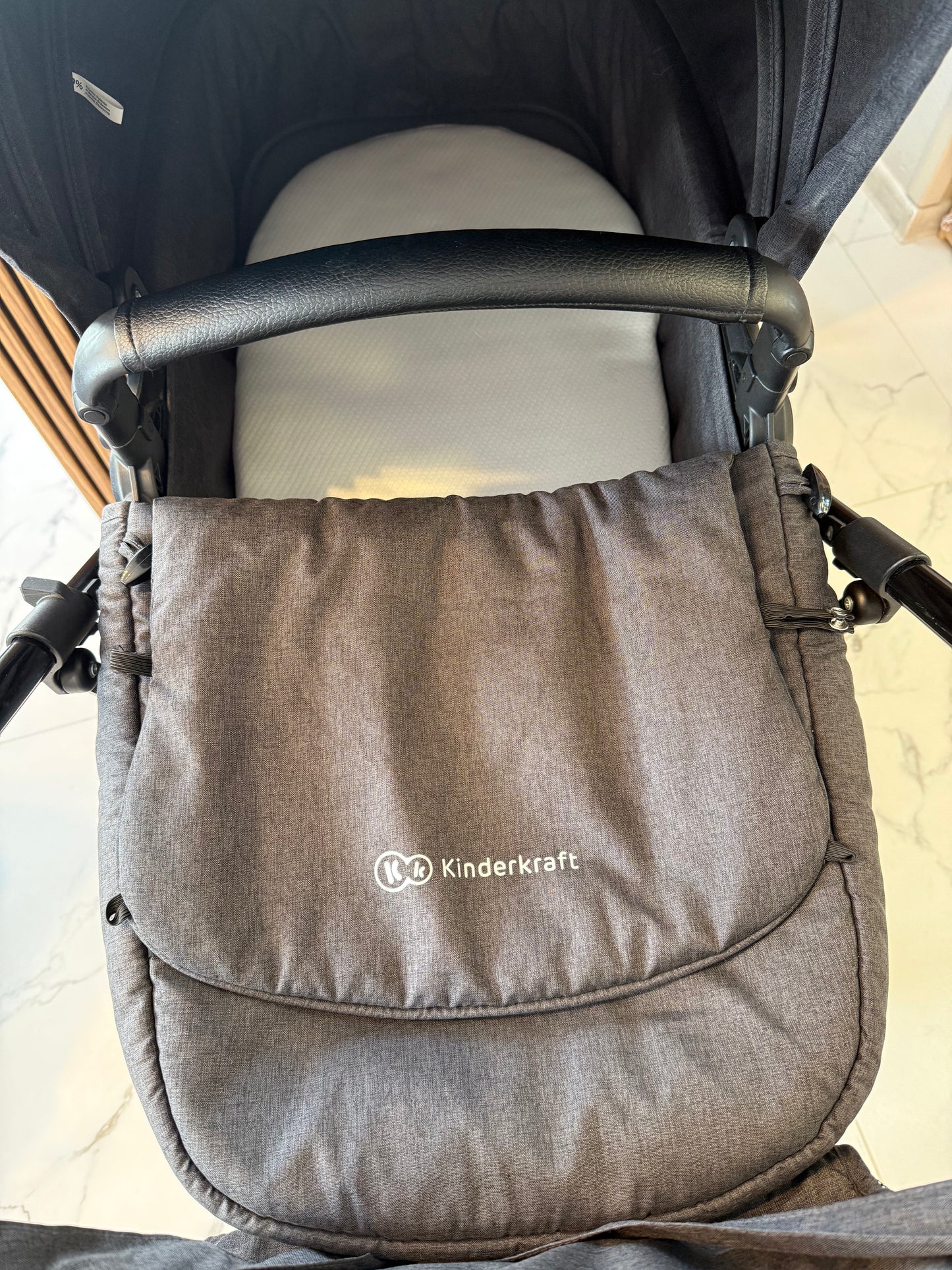 Universalus vežimėlis KinderKraft XMoov 3in1, tamsiai pilka