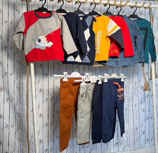 Švelnus mažylio drabužėlių rinkinys☁️(86-92 dydis)