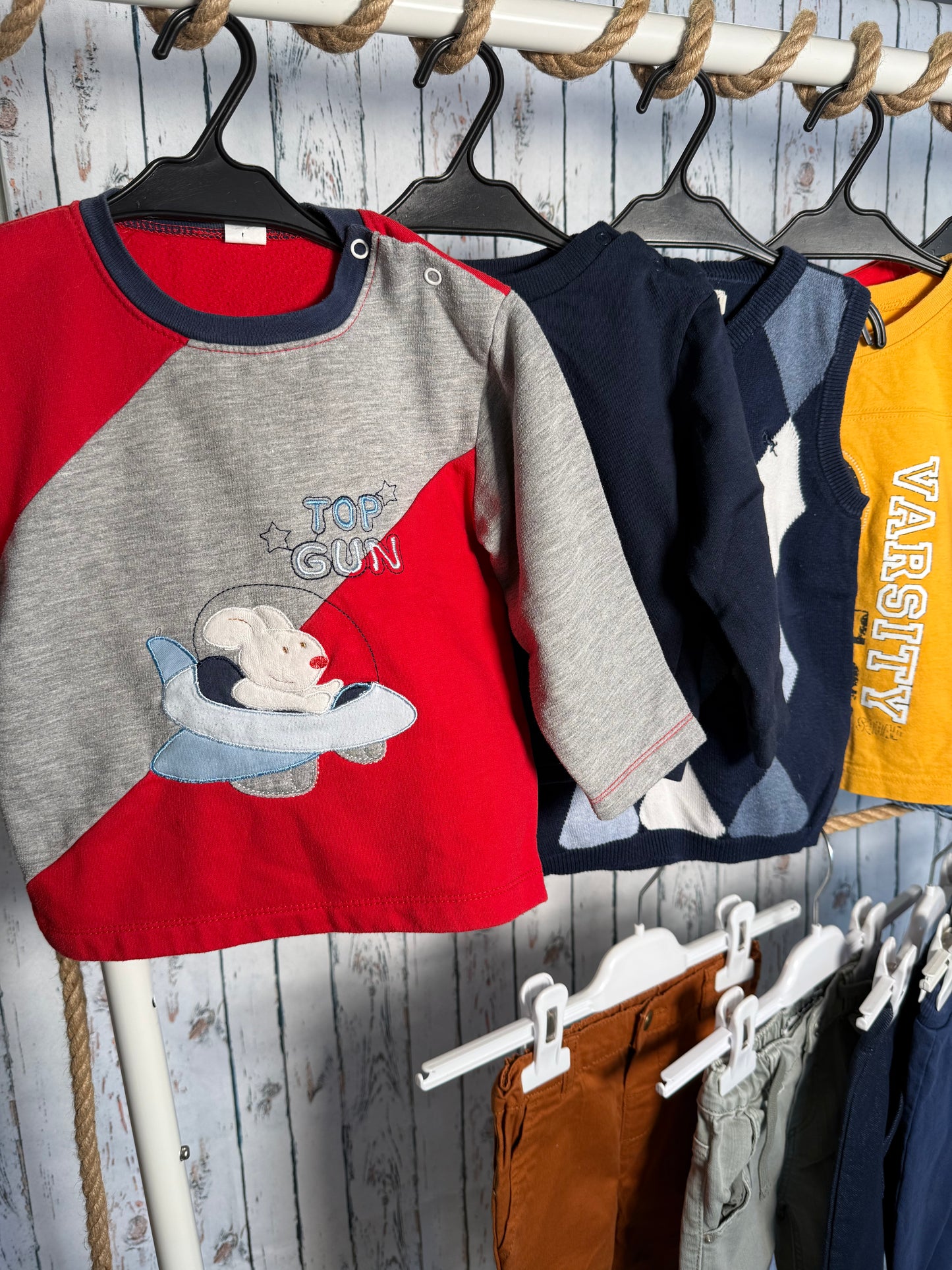 Švelnus mažylio drabužėlių rinkinys☁️(86-92 dydis)