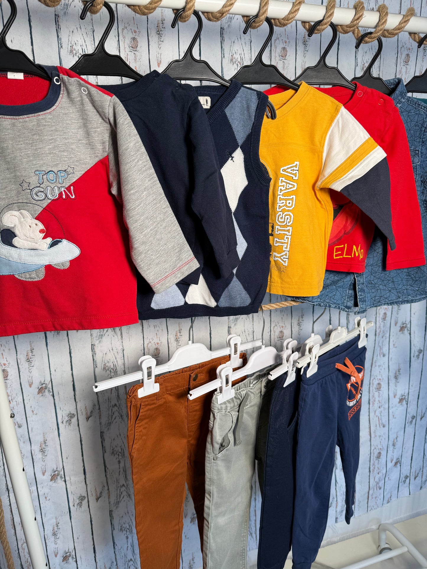 Švelnus mažylio drabužėlių rinkinys☁️(86-92 dydis)