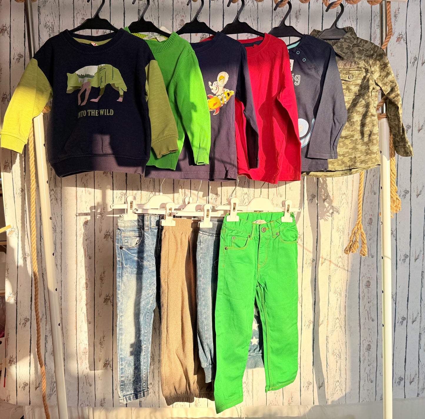 Švelnus mažylio drabužėlių rinkinys☁️(92-98 dydis)