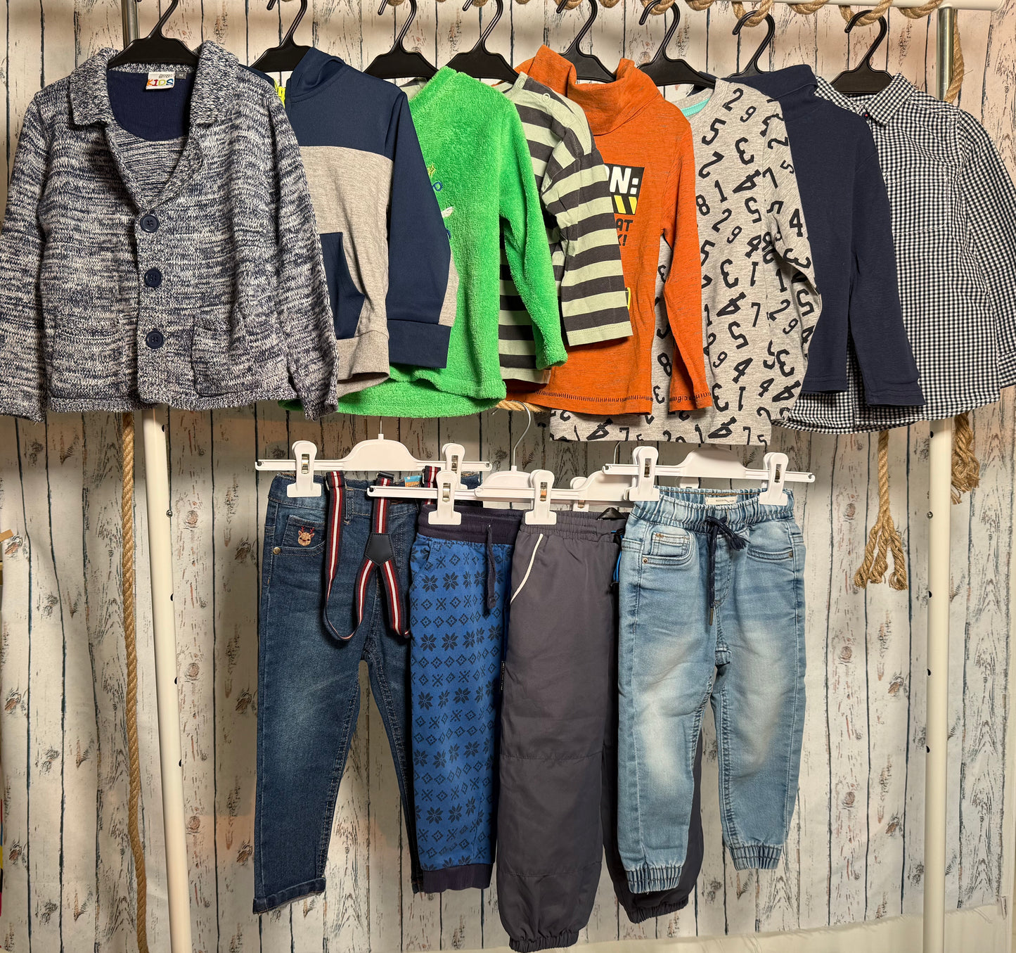 Švelnus mažylio drabužėlių rinkinys☁️(92-98 dydis)