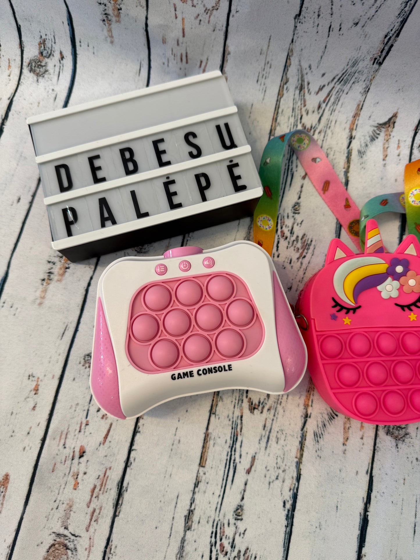 💖✨Rožinis sensorinių žaislų rinkinys