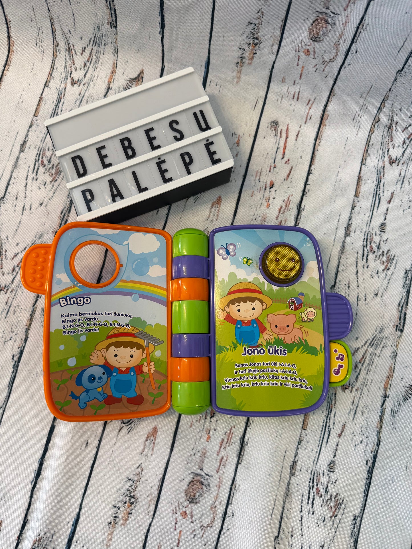 VTech „Mažylio dainų knygelė“ – dainuoja lietuviškai 🎶📖
