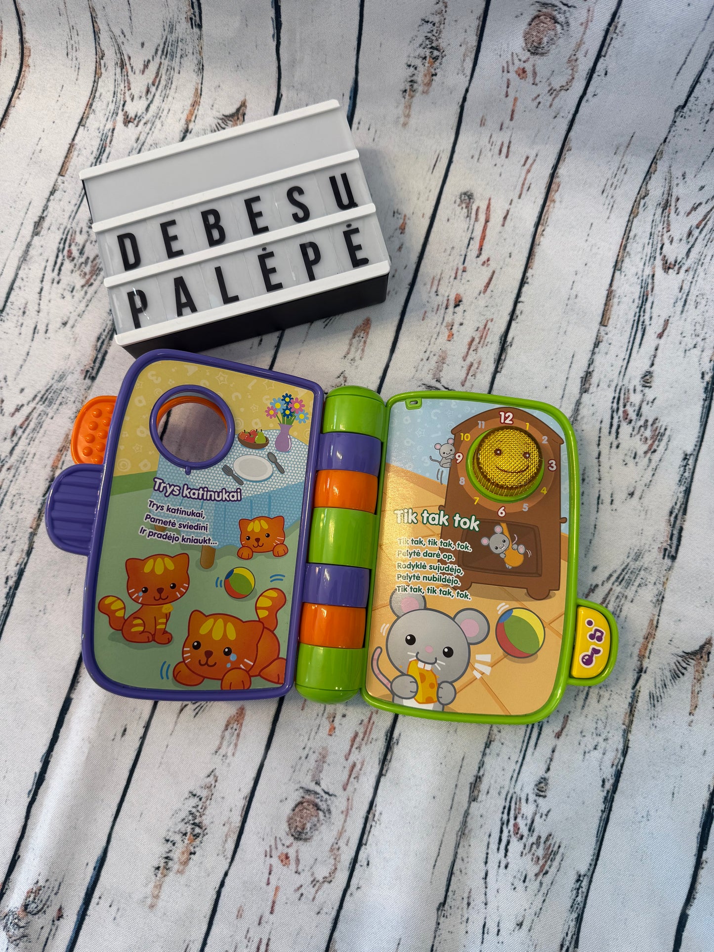 VTech „Mažylio dainų knygelė“ – dainuoja lietuviškai 🎶📖